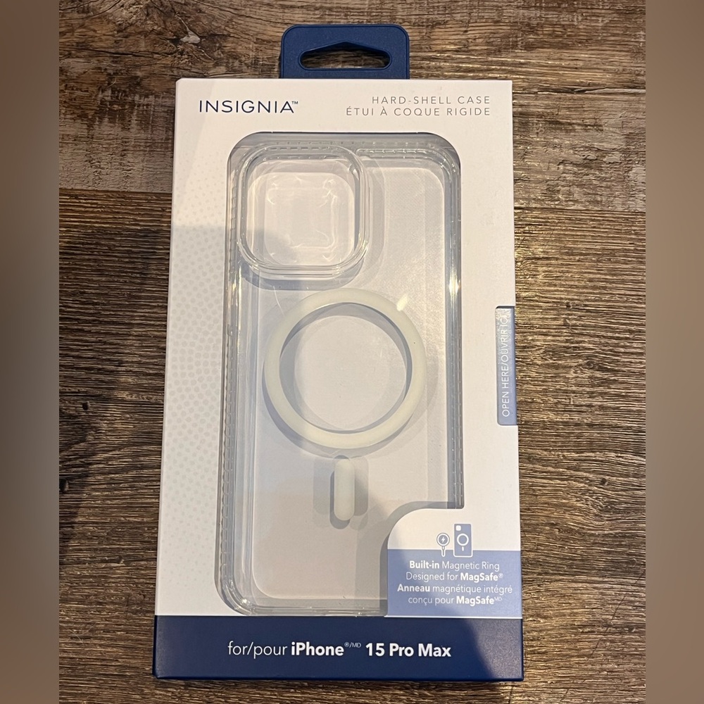 🌙 B93 - Hard-Shell Case for iPhone 15 Pro Max - Clear